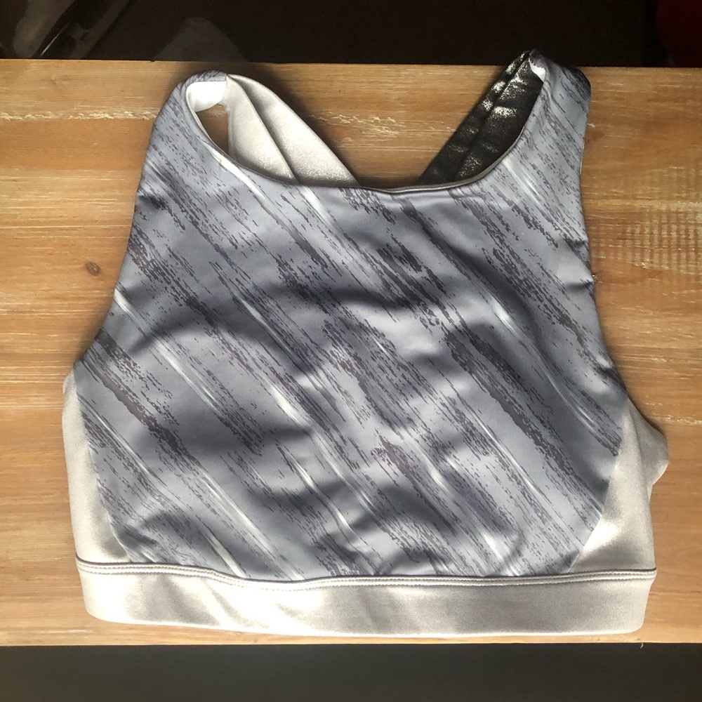 JoyLab Metallic Strappy Sports Bra NEW